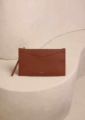 Edition Duo Cognac Polene Sierra Pouch | SN-PLN365017