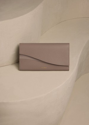 Edition Duo Taupe Polene Sierra Wallet | SN-PLN365003