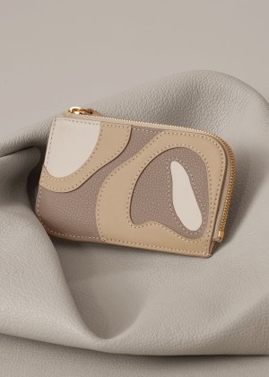 Edition Trio Taupe Polene Atla Card Holder | SN-PLN365019