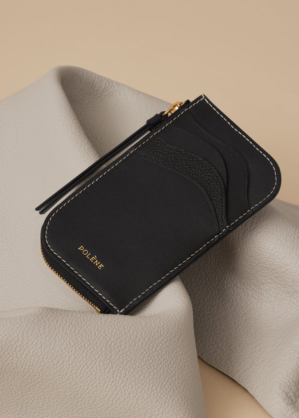 Edition Duo Black Polene Atla Card Holder | SN-PLN365020