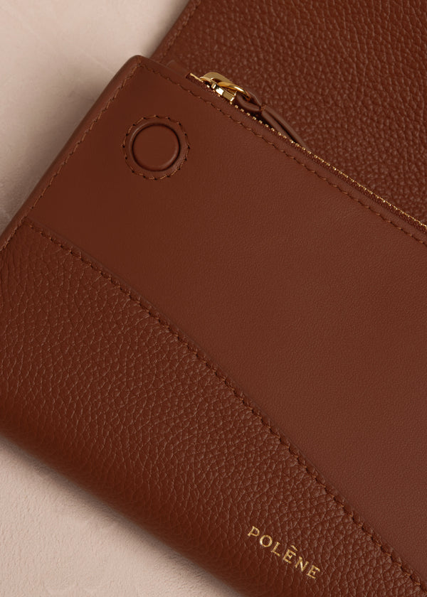 Edition Duo Cognac Polene Sierra Wallet | SN-PLN365002