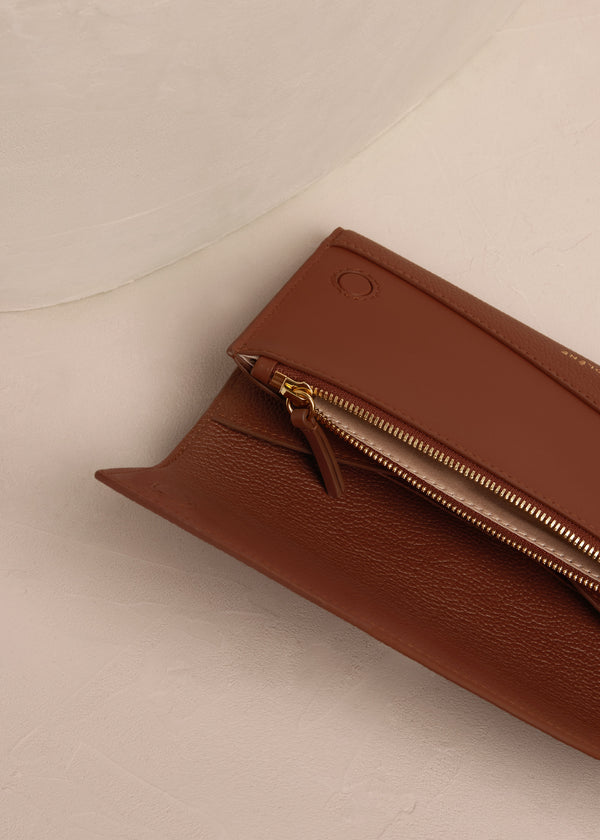 Edition Duo Cognac Polene Sierra Wallet | SN-PLN365002