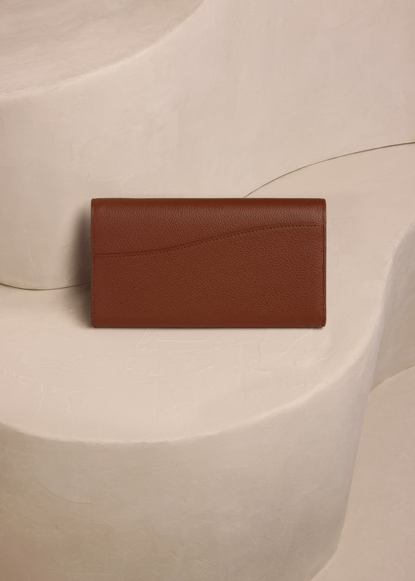 Edition Duo Cognac Polene Sierra Wallet | SN-PLN365002