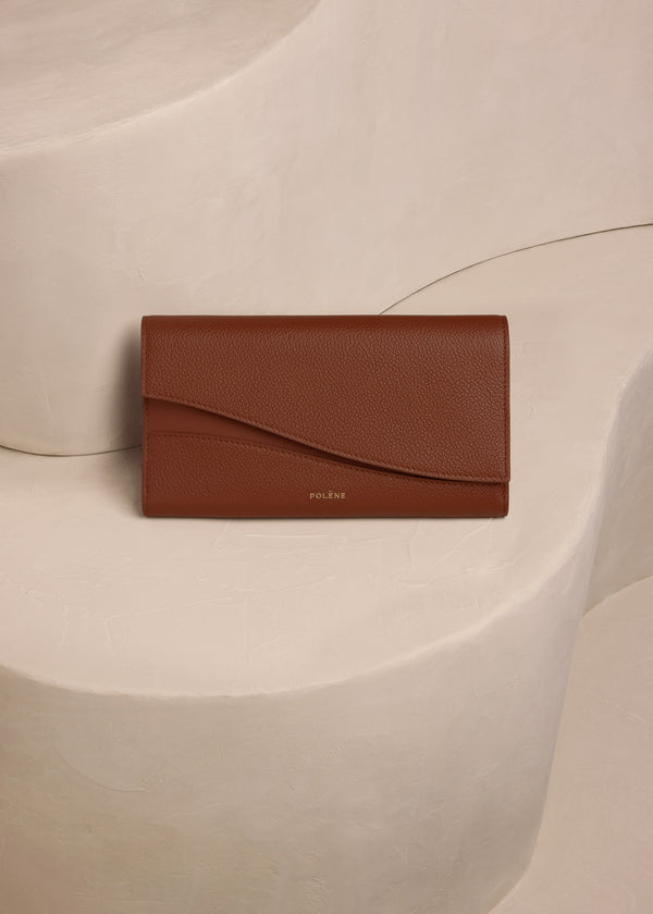 Edition Duo Cognac Polene Sierra Wallet | SN-PLN365002