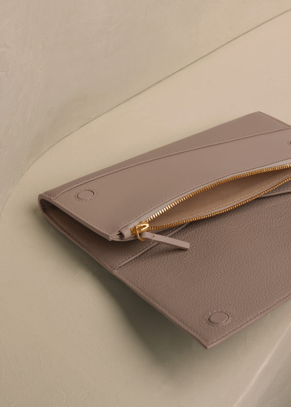 Edition Duo Taupe Polene Sierra Wallet | SN-PLN365003