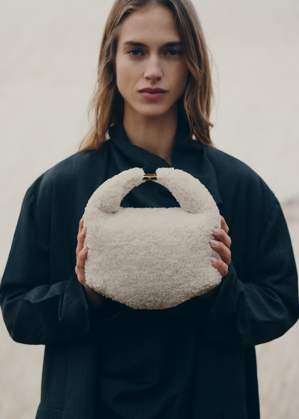 Edition Ecru Shearling Polene Béri | SN-PLN364791