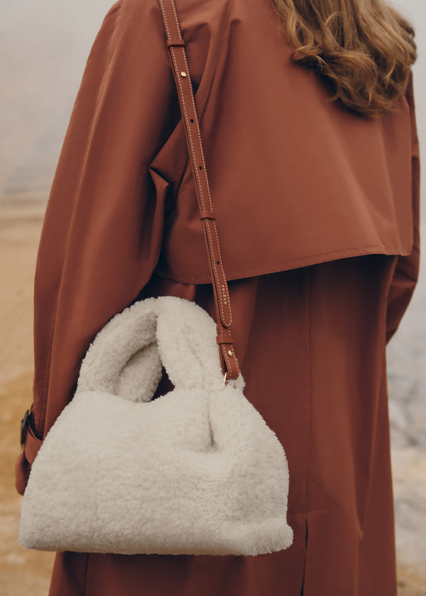 Edition Ecru Shearling Polene Numéro Neuf Mini | SN-PLN364888