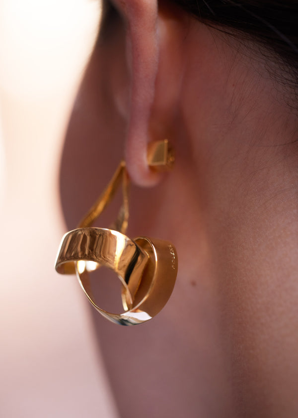 Edition Gilded Polene Éole Spiral Earrings | SN-PLN364999