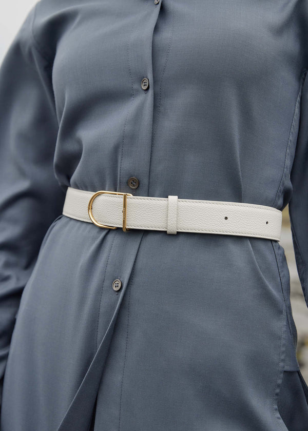 Edition Textured Chalk Polene Umi Belt | SN-PLN365035