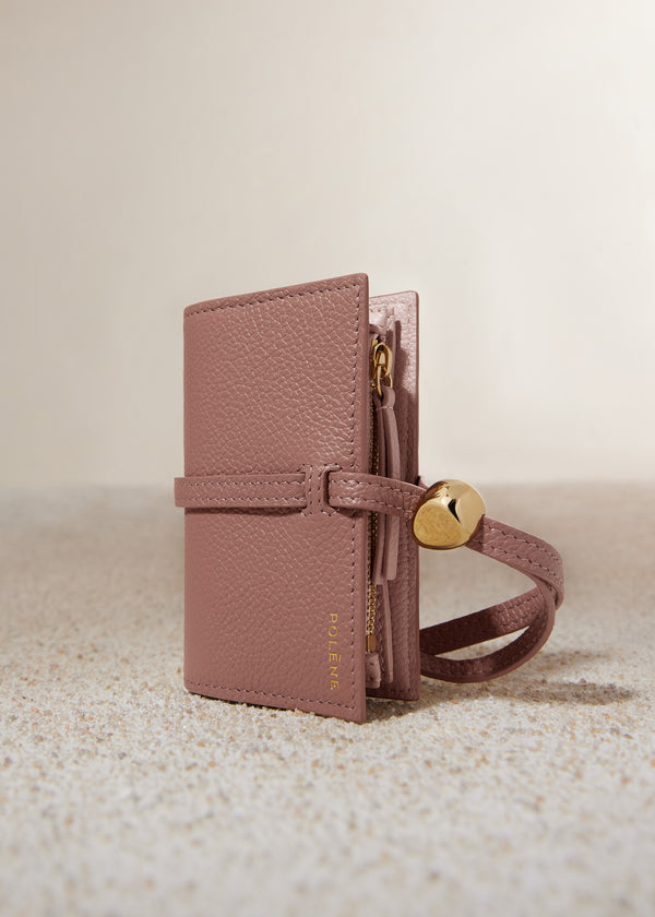 Edition Textured Duo Blush Polene Kayé Card Holder | SN-PLN365074